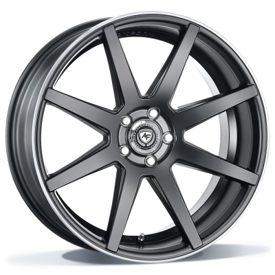 AF-302-9.5x20-FB_Front Art-Form AF302 20" Flat Black rim polished