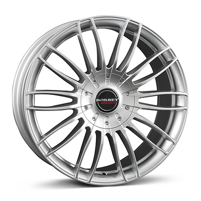Borbet CW3 17" sterling silver