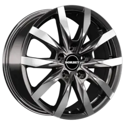 Borbet CW5 16" mistral anthracite glossy polished