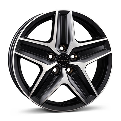Borbet CWZ 18" black polished matt