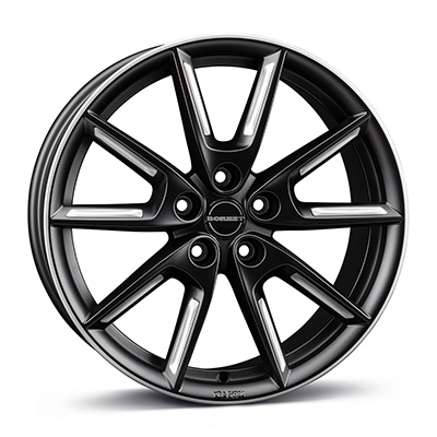 BORBET_LX18_black_matt_silver_spoke_rim Borbet LX18 18" black matt silver spoke rim