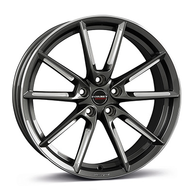 BORBET_LX_graphite_spoke_rim_polished Borbet LX 19" graphite spoke rim polished