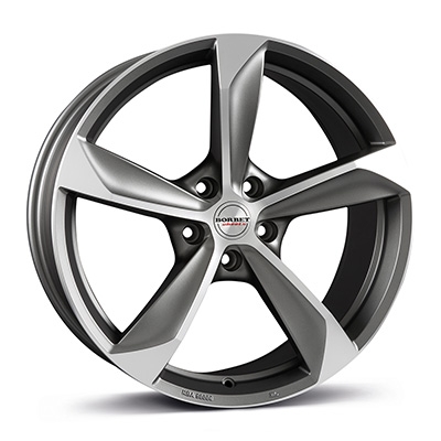 Borbet S 17" graphite polished matt