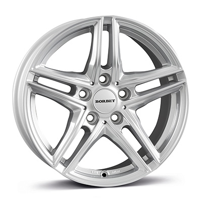 BORBET_XR_brilliant_silver Borbet XR 18" brilliant silver