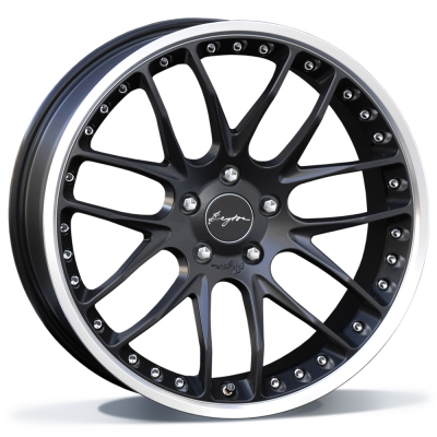 BREYTON_GTP_MBPL Breyton Race GTP 19" Matt Black with Polished Lip (MBPL)