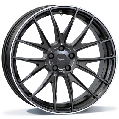 Breyton Race GTX 21" Matt Black with Polished Lip (MBPL)