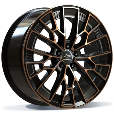 Fondmetal_1972_8300_GLOSSY_BLACK_BRONZE_MACHINED Fondmetal 1972 (8300) 19" GLOSSY BLACK BRONZE MACHINED