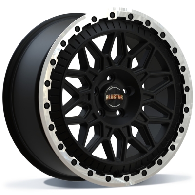 Fondmetal_8400_BLUSTER_MATT_BLACK_MACHINED_LIP Fondmetal BLUSTER (8400) 17" MATT BLACK MACHINED LIP