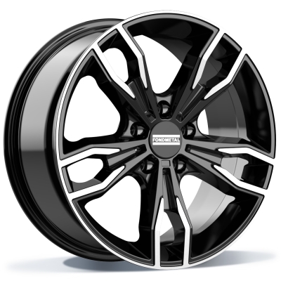 Fondmetal_ALKE_FMI02_GLOSSY_BLACK_MACHINED Fondmetal ALKE (FMI02) 18" GLOSSY BLACK MACHINED