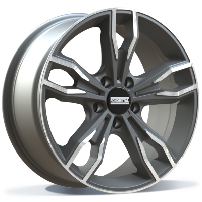 Fondmetal ALKE (FMI02) 18" MATT TITANIUM MACHINED