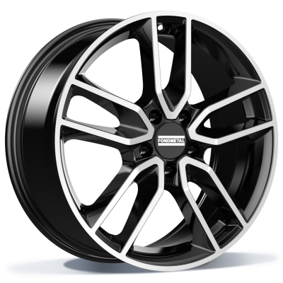 Fondmetal KOROS (FMI06) 16" GLOSSY BLACK MACHINED