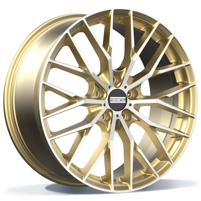 Fondmetal MAKHAI (FMI05) 20" GLOSSY GOLD MACHINED