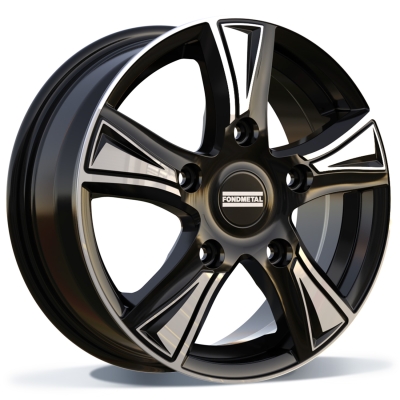 Fondmetal_PRO1_8500_GLOSSY_BLACK_MACHINED Fondmetal PRO1 (8500) 16" GLOSSY BLACK MACHINED