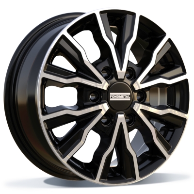 Fondmetal_PRO2_8600_GLOSSY_BLACK_MACHINED Fondmetal PRO2 (8600) 16" GLOSSY BLACK MACHINED