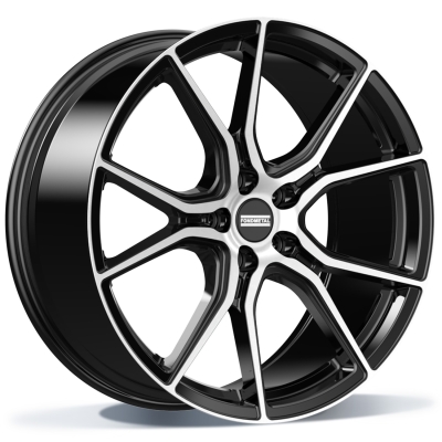 Fondmetal_STC45_GLOSSY_BLACK_MACHINED Fondmetal STC45 20" GLOSSY BLACK MACHINED