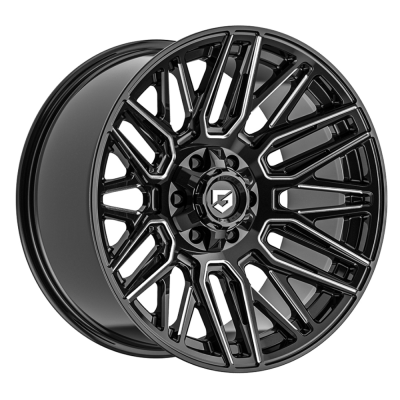 Gear Off Road EDGE 17" GLOSSY BLACK MILLED