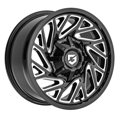 Gear Off Road SEQUENCE 17" GLOSSY BLACK MILLED