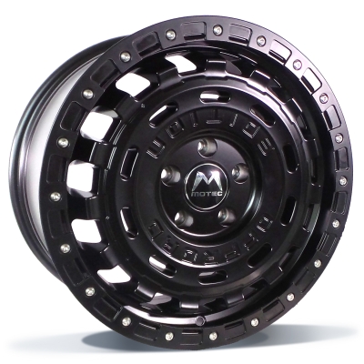 Motec R-Cross 17" flat black / black ring