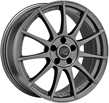 1020 O.Z.RACING MSW85 16" Antraciet Mat