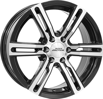 INTER ACTION KARGIN 6 18" Zwart Glans / Gepolijst