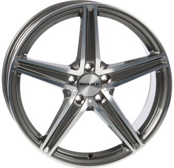 MONACO WHEELS MC3 18" Antraciet / Gepolijst