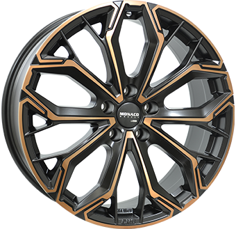 MONACO WHEELS GPC17 19" Zwart / Koper
