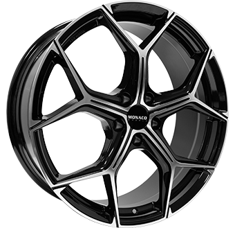 1533 MONACO WHEELS GP16 18" Zwart Glans / Gepolijst