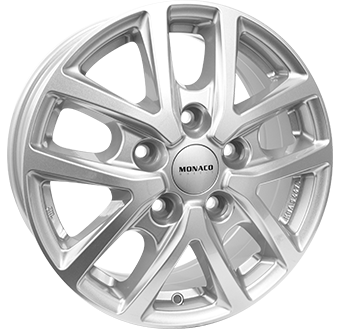1590 MONACO WHEELS CL2T 16" Zilver