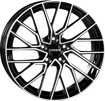 1591 MONACO WHEELS GP11 19" Zwart Glans / Gepolijst