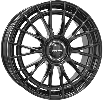 MONACO WHEELS GP12 18" Zwart Glans