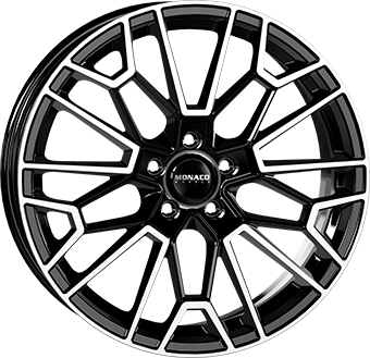 MONACO WHEELS GP13 19" Zwart Glans / Gepolijst