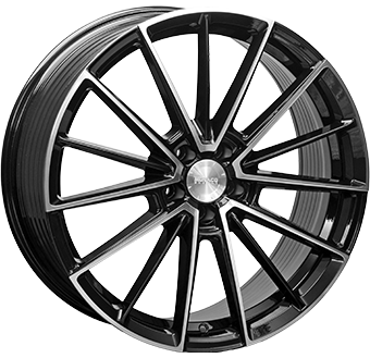 1604 MONACO WHEELS FF1 19" Zwart Glans / Gepolijst