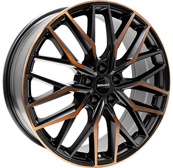 MONACO WHEELS GPX 19" Mat Zwart / Koper