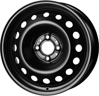 16291 MW STEEL STAAL 16" Zwart