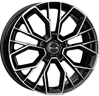 2120 MAK STILO 20" Zwart Glans / Gepolijst
