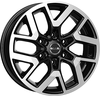 2154 MAK GRAVEL 19" Zwart Glans / Gepolijst