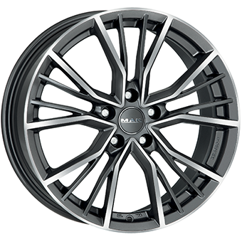 MAK UNION 17" Gunmetaal / Gepolijst