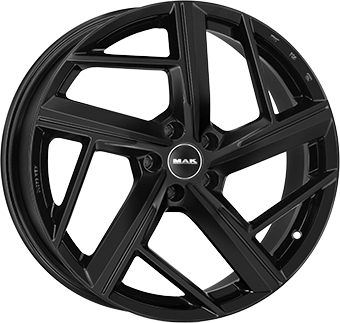 2240 MAK QVATTRO 19" Zwart Glans
