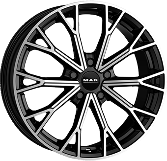 2294 MAK ASPHALT 19" Zwart Glans / Gepolijst