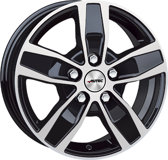 2734 AUTEC QUANTRO 15" Zwart Glans / Gepolijst