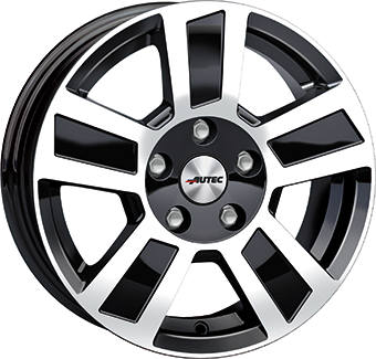 2743 AUTEC TIGRIS 14" Zwart Glans / Gepolijst