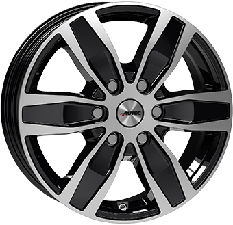2785 AUTEC QUANTRO 16" Zwart Glans / Gepolijst