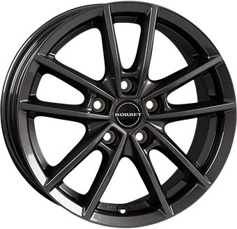 3098 BORBET W 15" Antraciet Donker