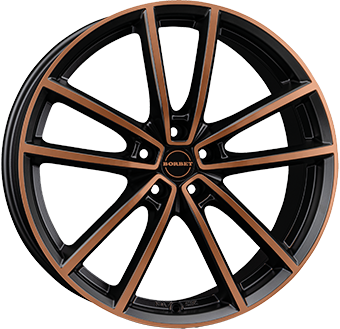 BORBET W 18" Zwart / Koper