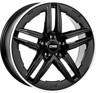 359 CMS C29-AERO 19" Zwart Glans / Gepolijste rand