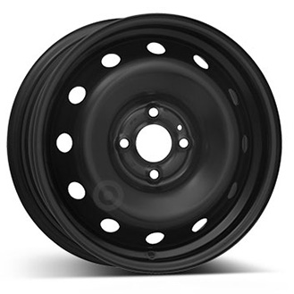 4130 STEEL WHEELS STAAL 15" Zwart