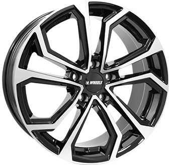 IT WHEELS ELLA 18" Zwart Glans / Gepolijst