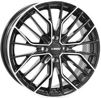 IT WHEELS TIARA 4 18" Zwart Glans / Gepolijst