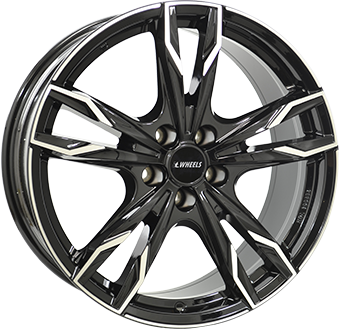 IT WHEELS GINA 18" Zwart Glans / Gepolijst