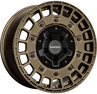 SUPER METAL RIG 17" Brons / Mat Zwart